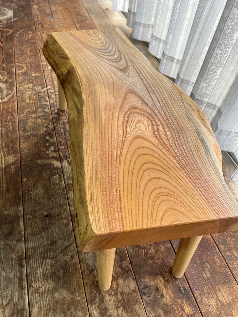 ローテーブル　ケヤキ　欅　輪切り　一枚板　サイドテーブル　ちゃぶ台 テーブル