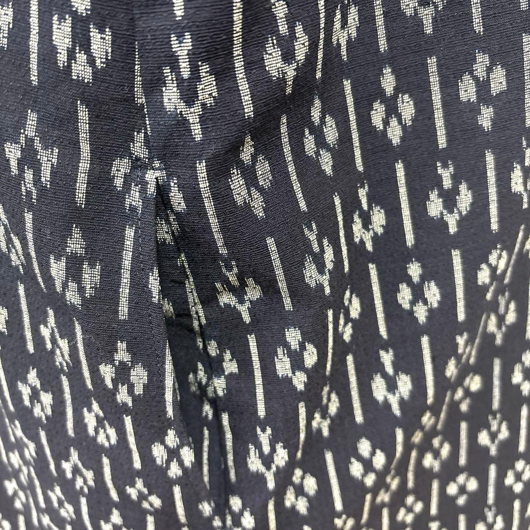 着物リメイク　筑紫ゆうき　ロングワンピース(298)