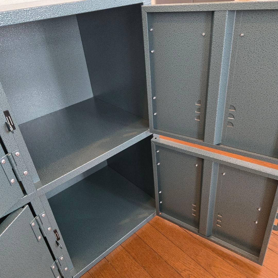 東谷 ラルド チェスト4D グリーン スチール ロッカー