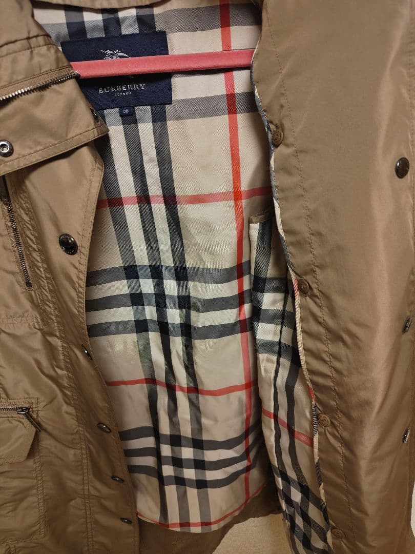 最終値下BURBERRYバーバリーキルティングライナーナイロンジャケットトレンチ