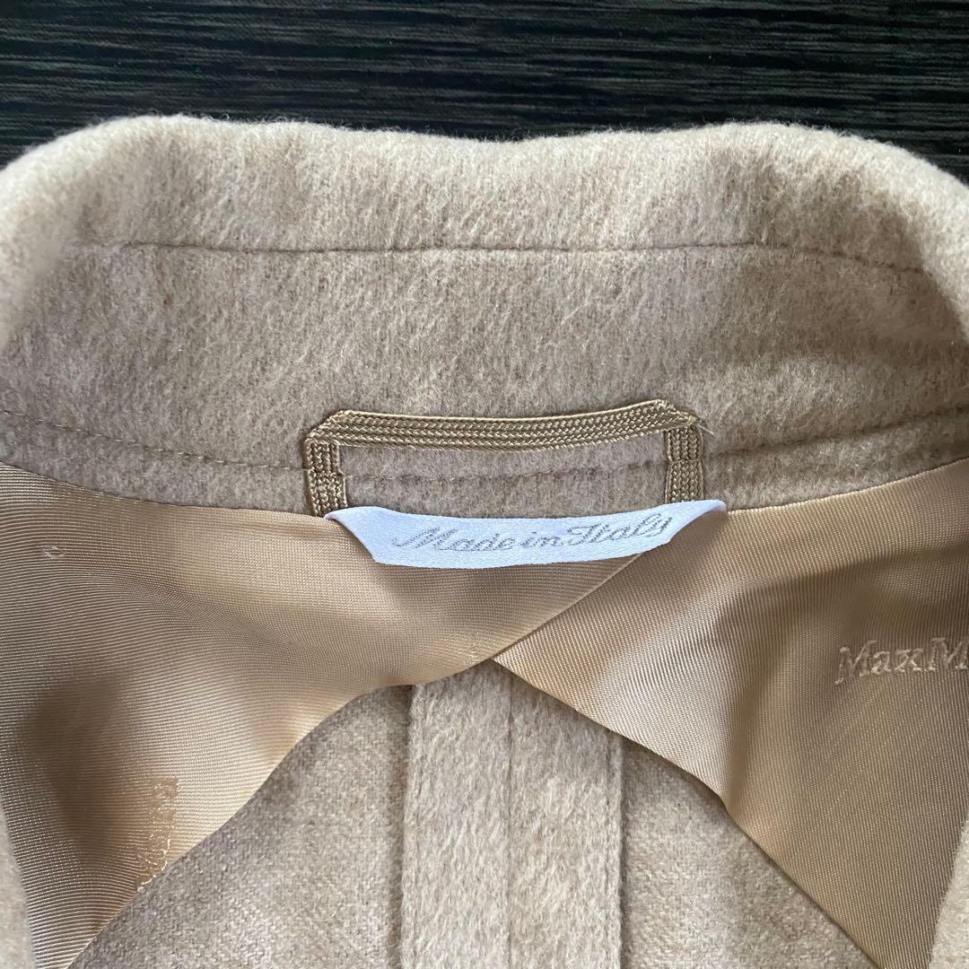 美品　MAX MARA ジャケット　カシミア100% 白タグ　ボタンレス
