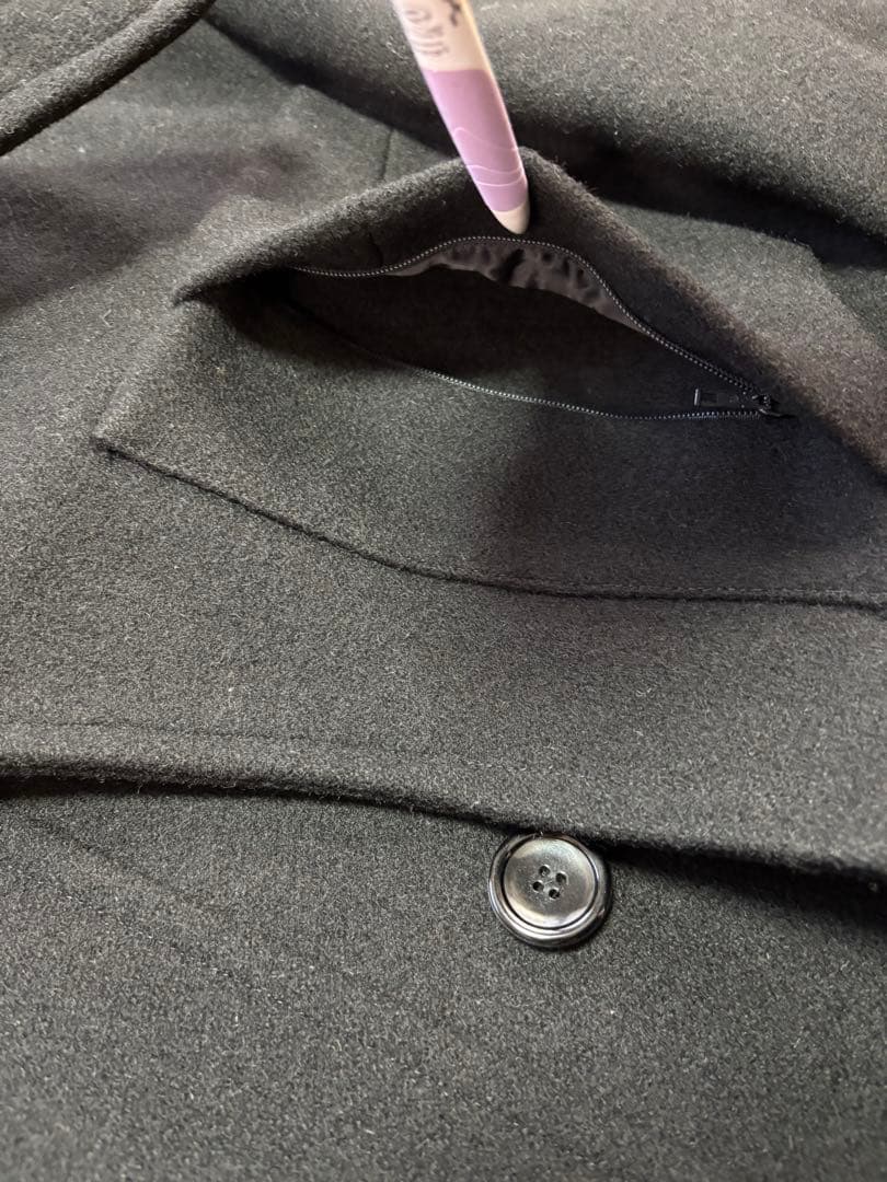 ꧁*꧂様 ラフシモンズ　RAFSIMONS　ショート　コート　黒　2008-20