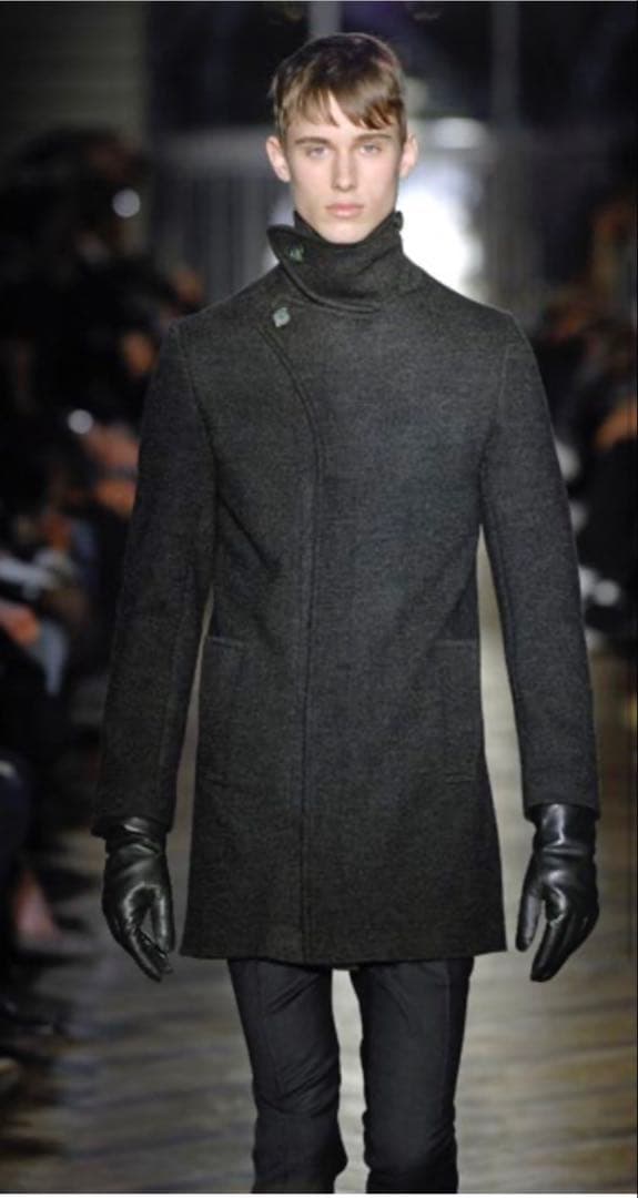 ꧁*꧂様 ラフシモンズ　RAFSIMONS　ショート　コート　黒　2008-20