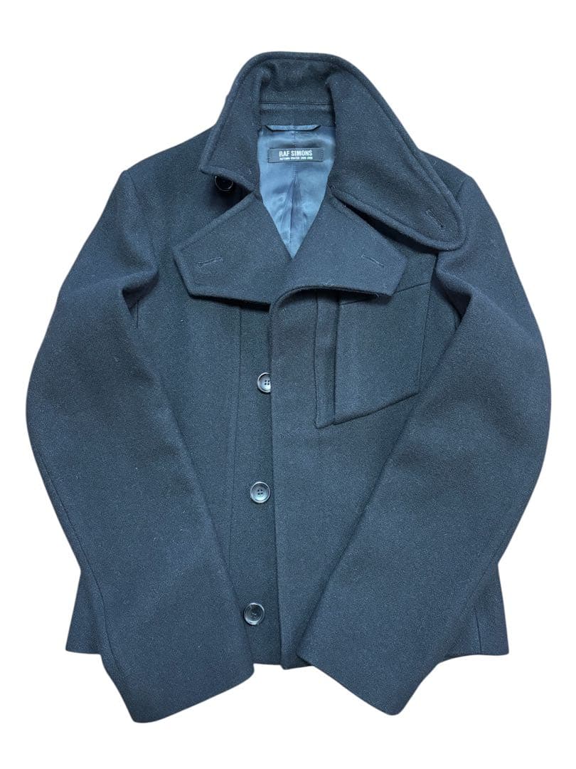 ꧁*꧂様 ラフシモンズ　RAFSIMONS　ショート　コート　黒　2008-20