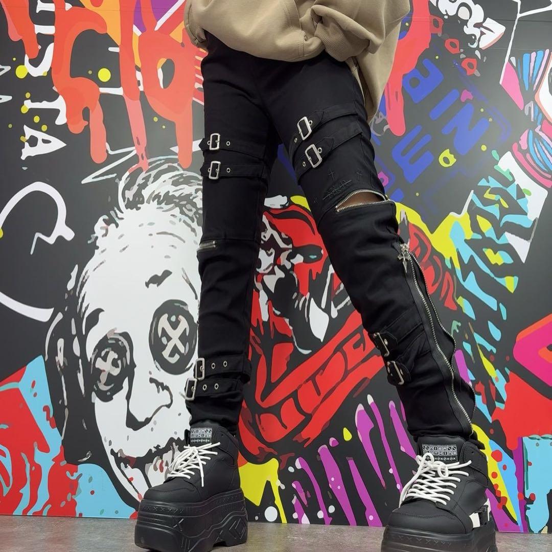 NIER ブラックワークパンツ　新品