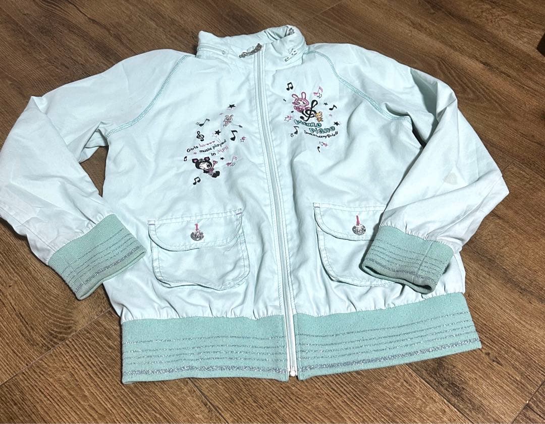 メゾピアノ 長袖 ナイロンジャンバー 150cm 中古品