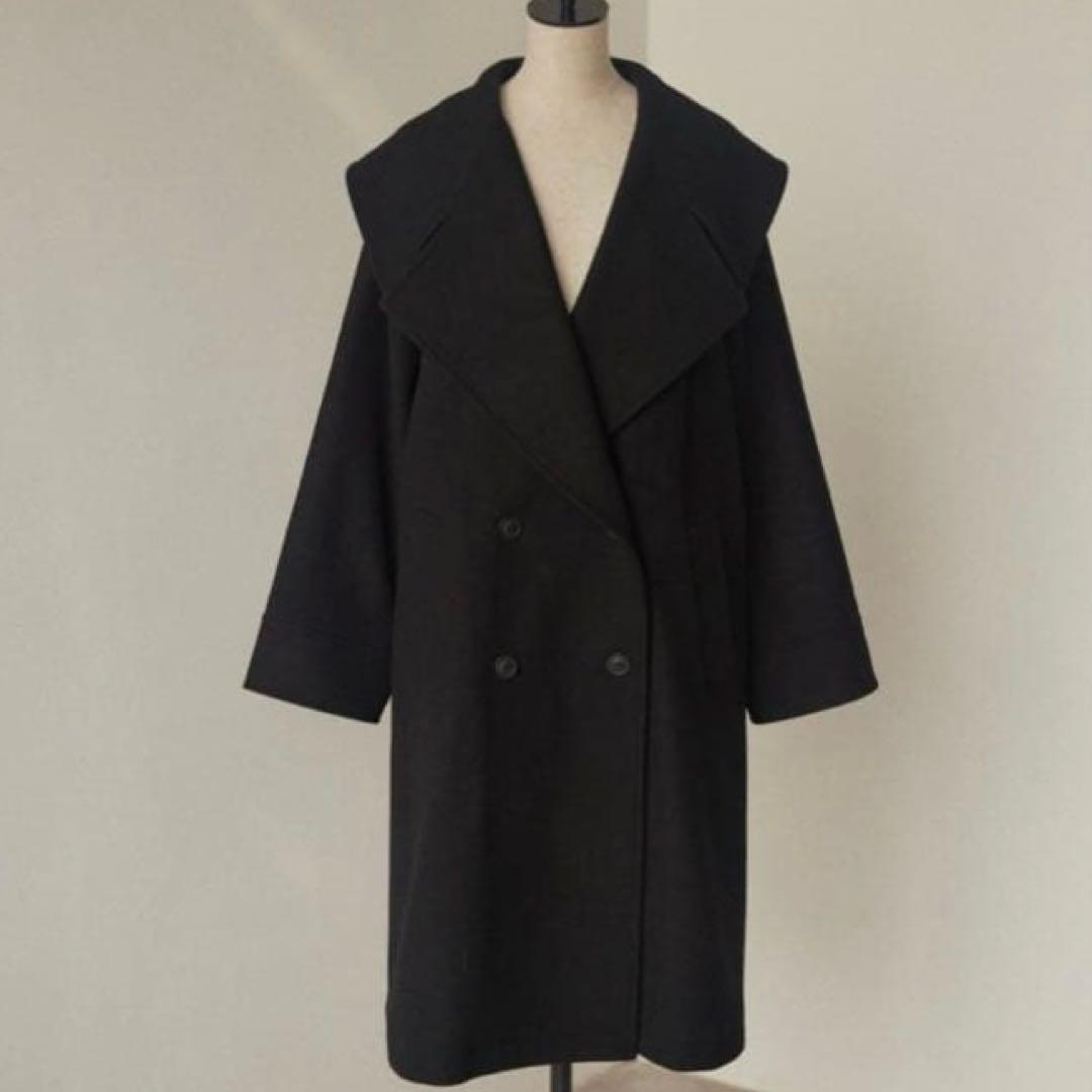 1/20削除※BLACK by moussy big collar coat
