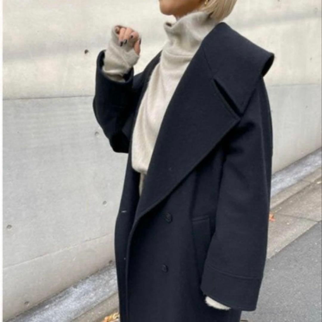 1/20削除※BLACK by moussy big collar coat