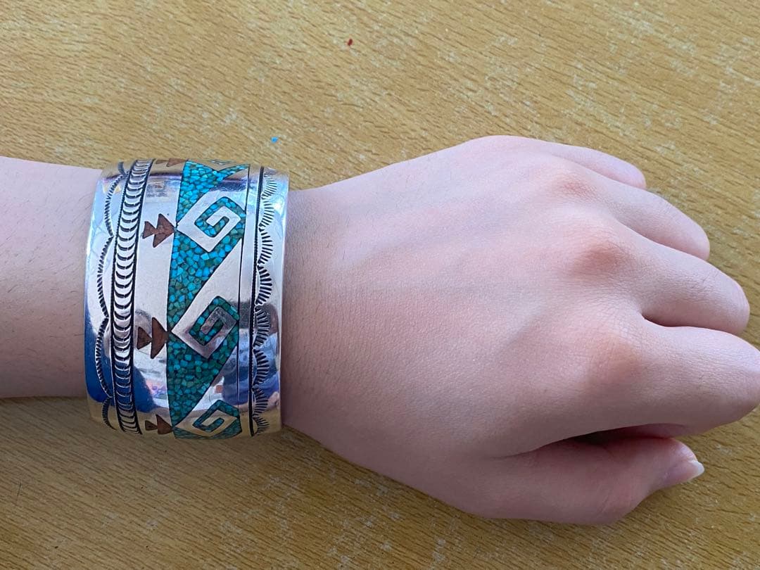 kojibenz24様 アンティーク　インディアン　バングル　ターコイズシルバー