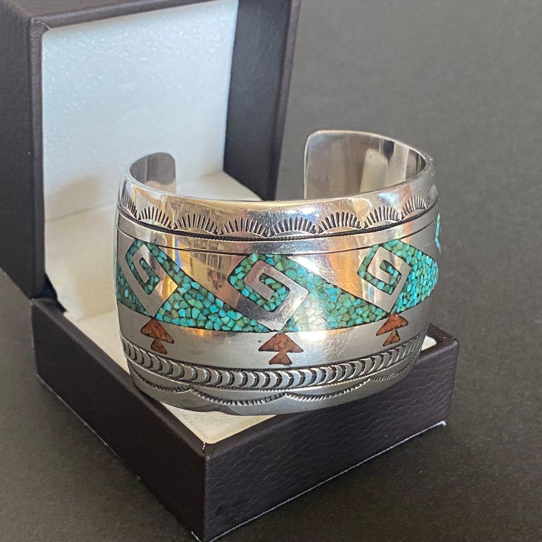 kojibenz24様 アンティーク　インディアン　バングル　ターコイズシルバー