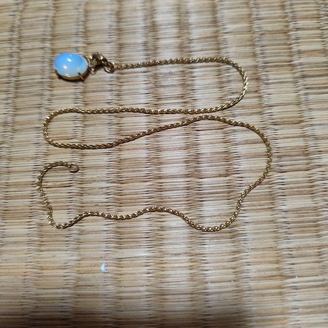 ゴールドオパールネックレス