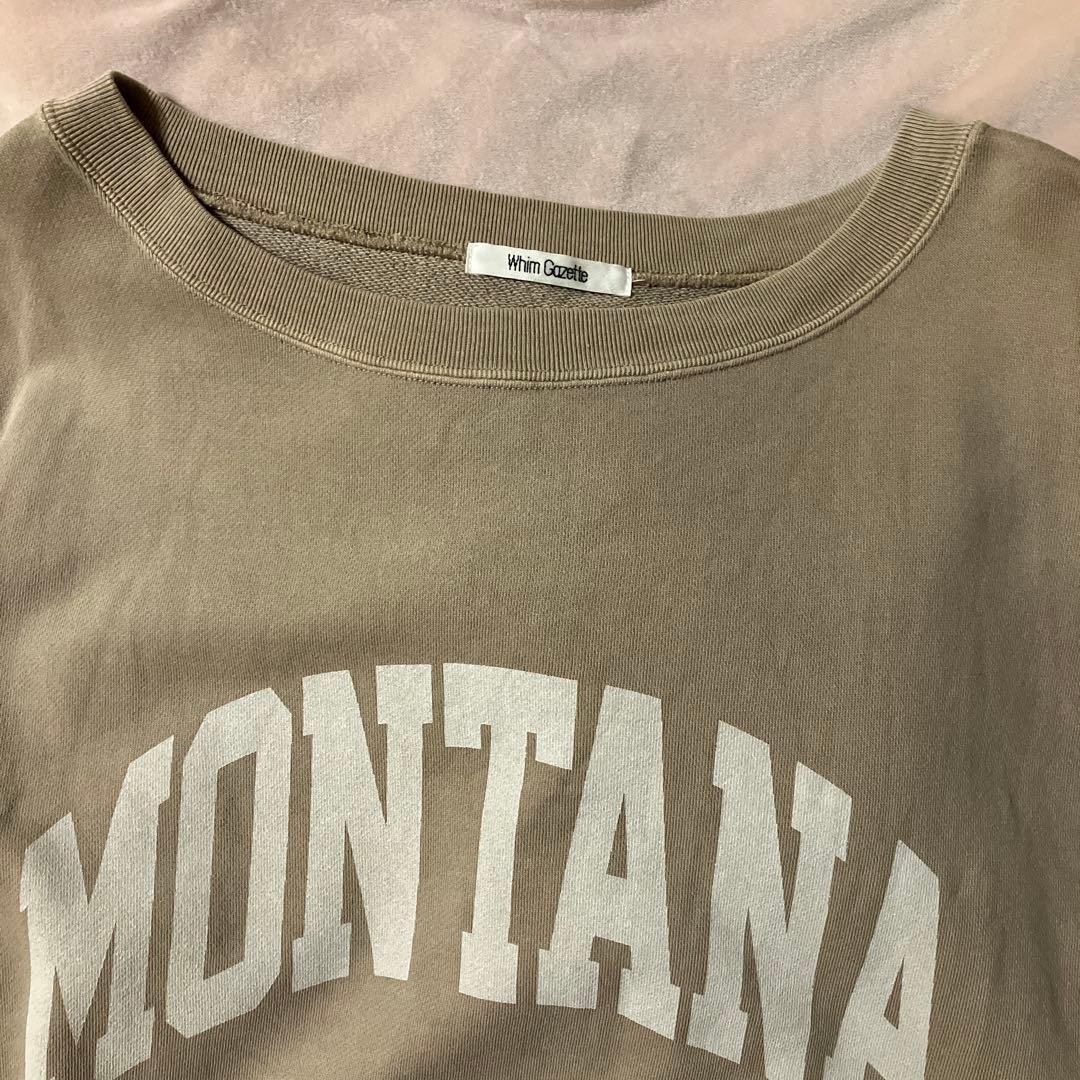 ウィムガゼット　今季　ピグメントロゴ　 プルオーバー