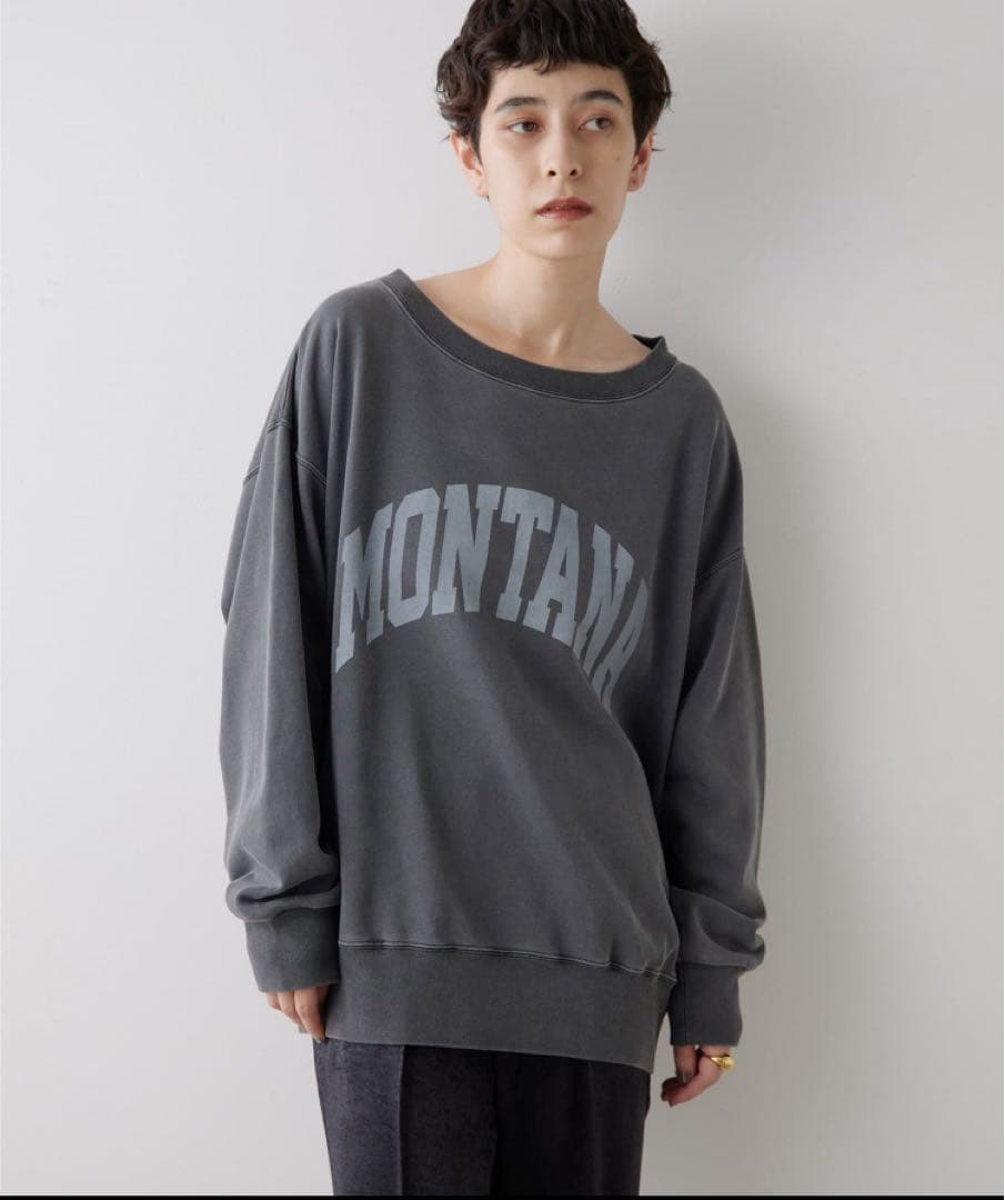 ウィムガゼット　今季　ピグメントロゴ　 プルオーバー