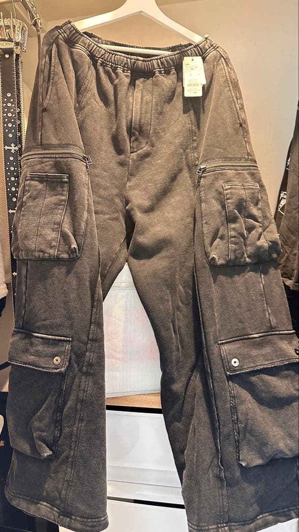 【新品タグ付き値下げ可】HARE ピグメント スウェット カーゴ パンツ ハレ