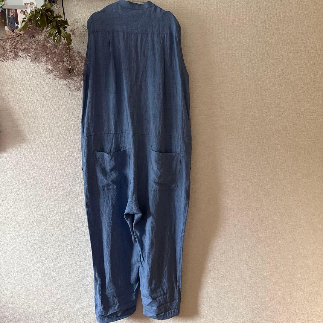 新品★ トゥジュー toujours ハードウォッシュリネン　オールインワン