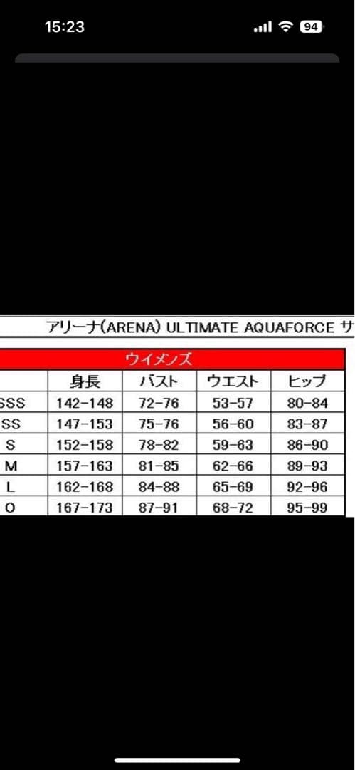 arena スポーツ用水着 アルティメットアクアフォースX MF
