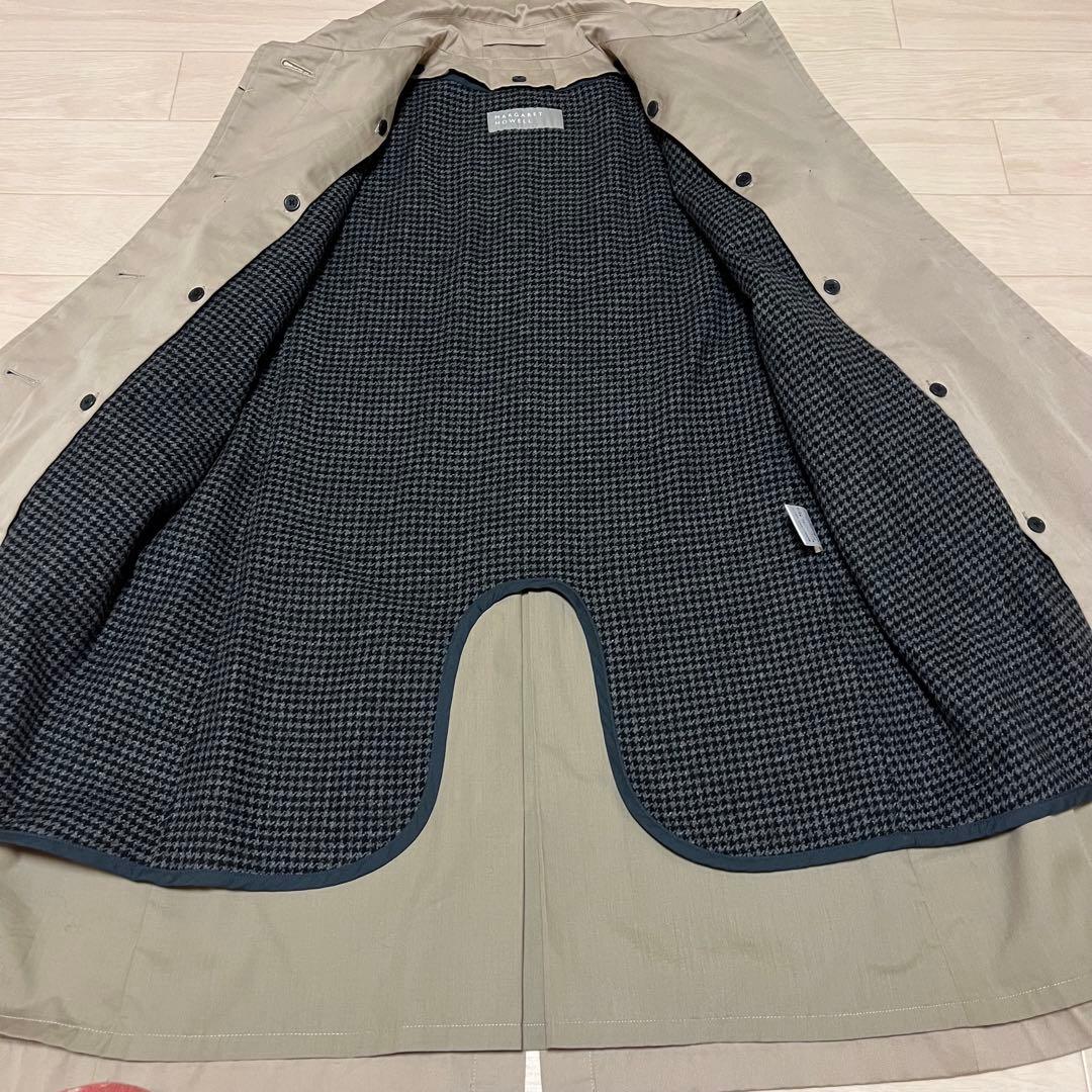 マーガレットハウエル　トレンチコート　ベージュ　Sサイズ　ウールライナー付き