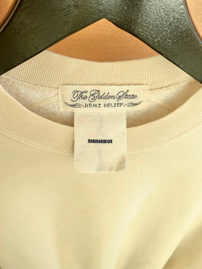 SHISHIKUI シシクイ レミリリーフ スウェット L.yellow