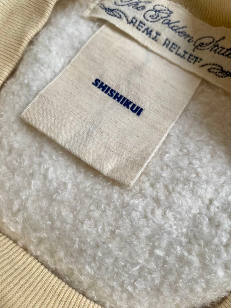 SHISHIKUI シシクイ レミリリーフ スウェット L.yellow