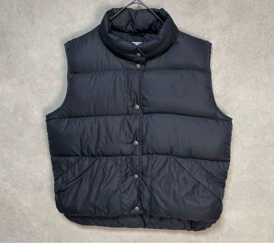古着 90s エルエルビーン ブラック 黒 ダウン ベスト