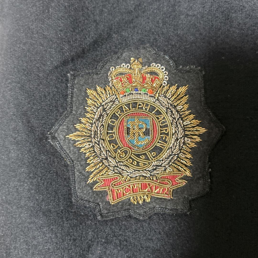 激レア ポロラルフローレン ナポレオンジャケット スタンドカラー ワッペン　Ｌ