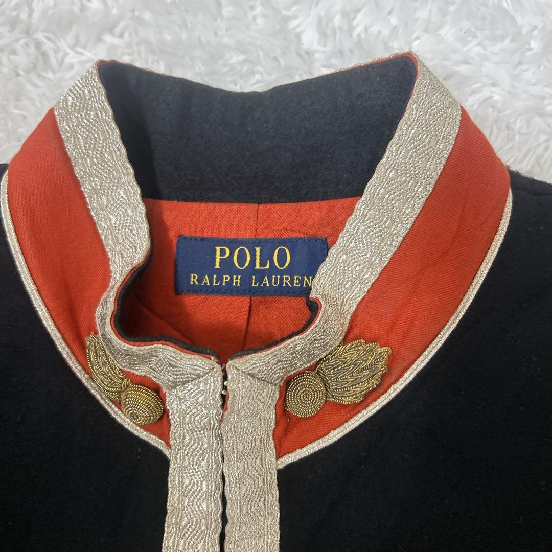激レア ポロラルフローレン ナポレオンジャケット スタンドカラー ワッペン　Ｌ