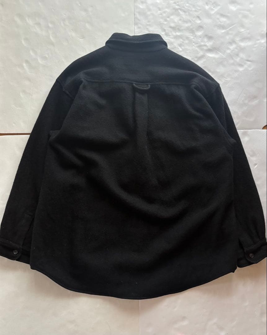80s 90s old stussy 白タグ ウール コート シャツ ジャケット