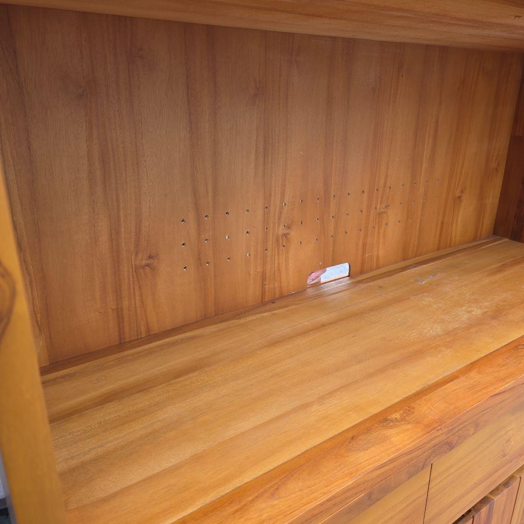 unico 食器棚　チーク　天然木　ミサワ　ユニコ