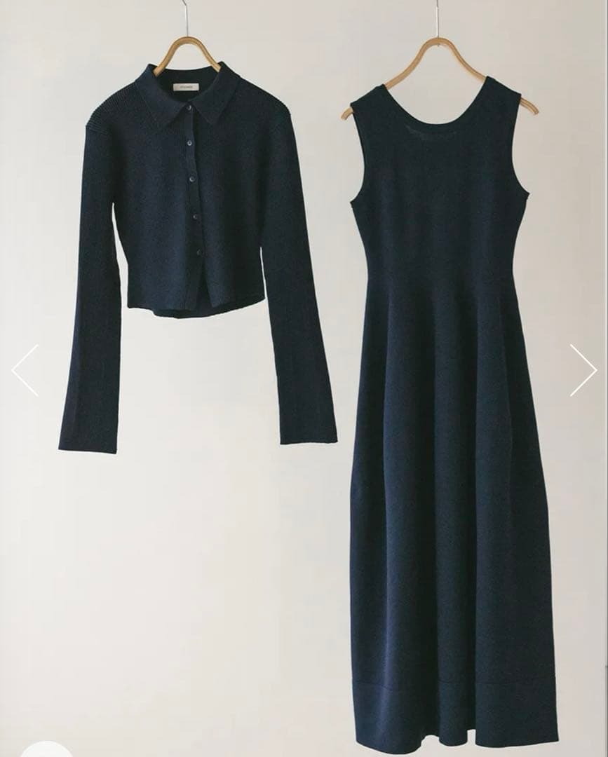 新品タグ付き　スタイルミキサー　2ピースポロニットワンピース