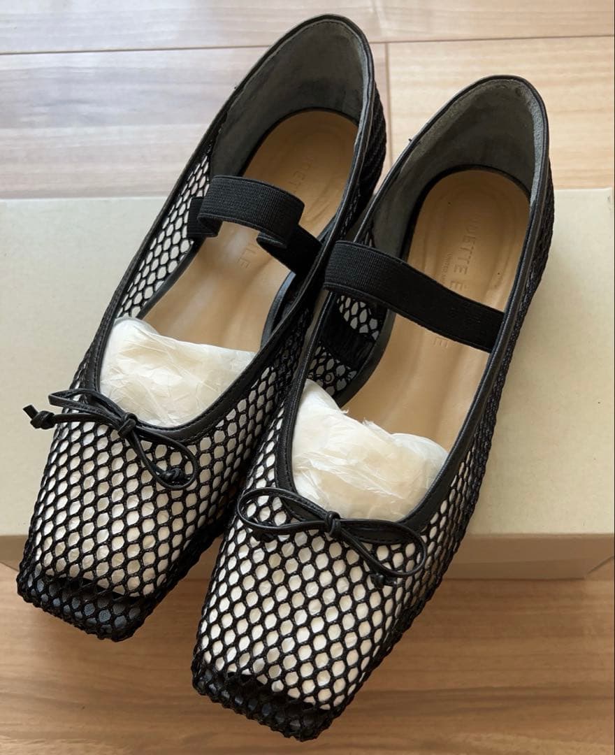 極美品◼️ODETTE É ODILE ◼️メッシュバレエシューズ