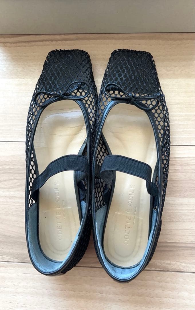 極美品◼️ODETTE É ODILE ◼️メッシュバレエシューズ
