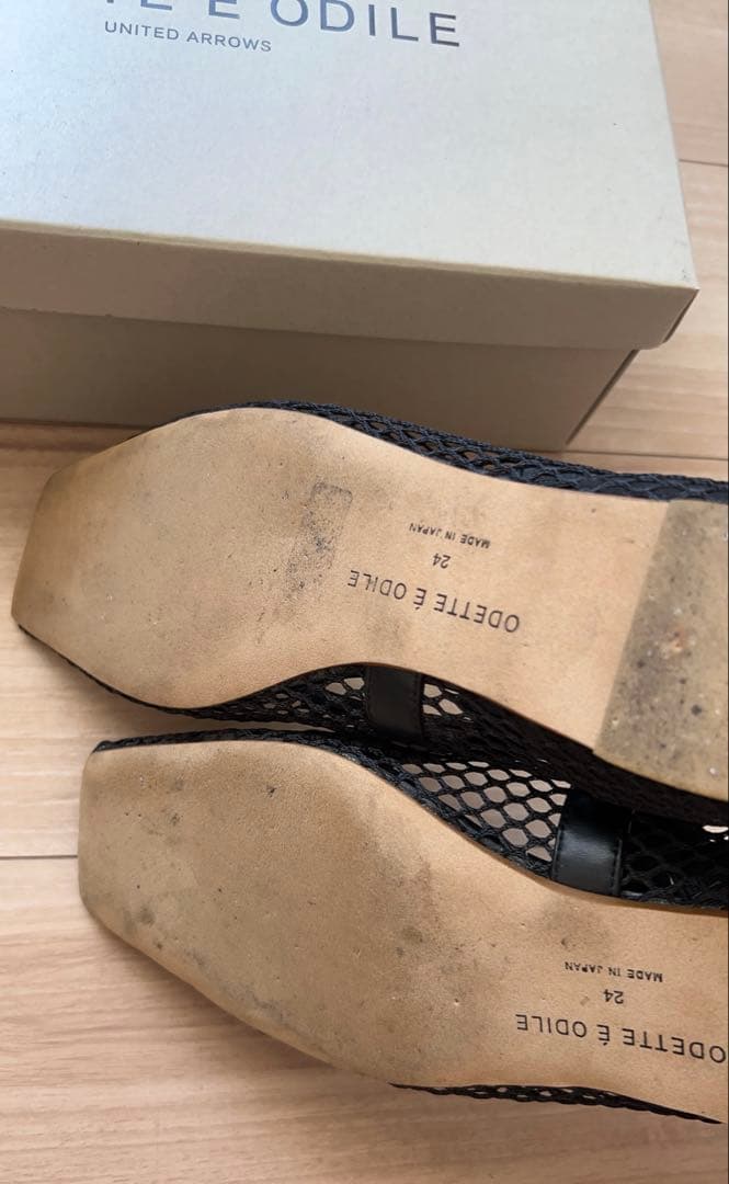 極美品◼️ODETTE É ODILE ◼️メッシュバレエシューズ