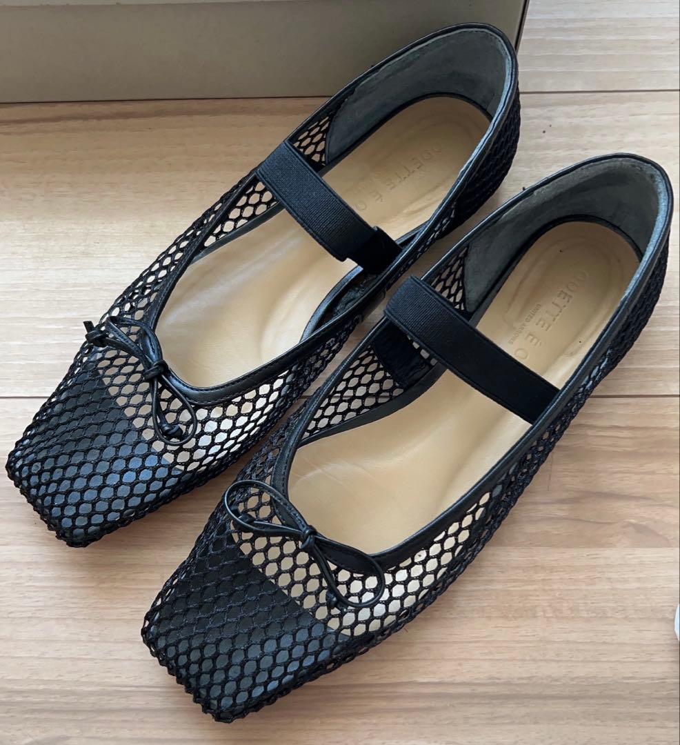 極美品◼️ODETTE É ODILE ◼️メッシュバレエシューズ