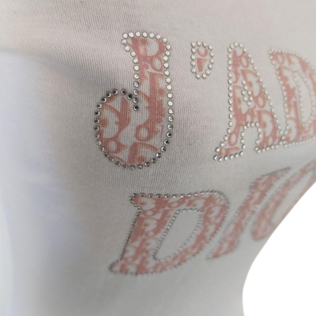 【美品クリスチャンディオール　J'ADORE DIOR Tシャツトロッターピンク