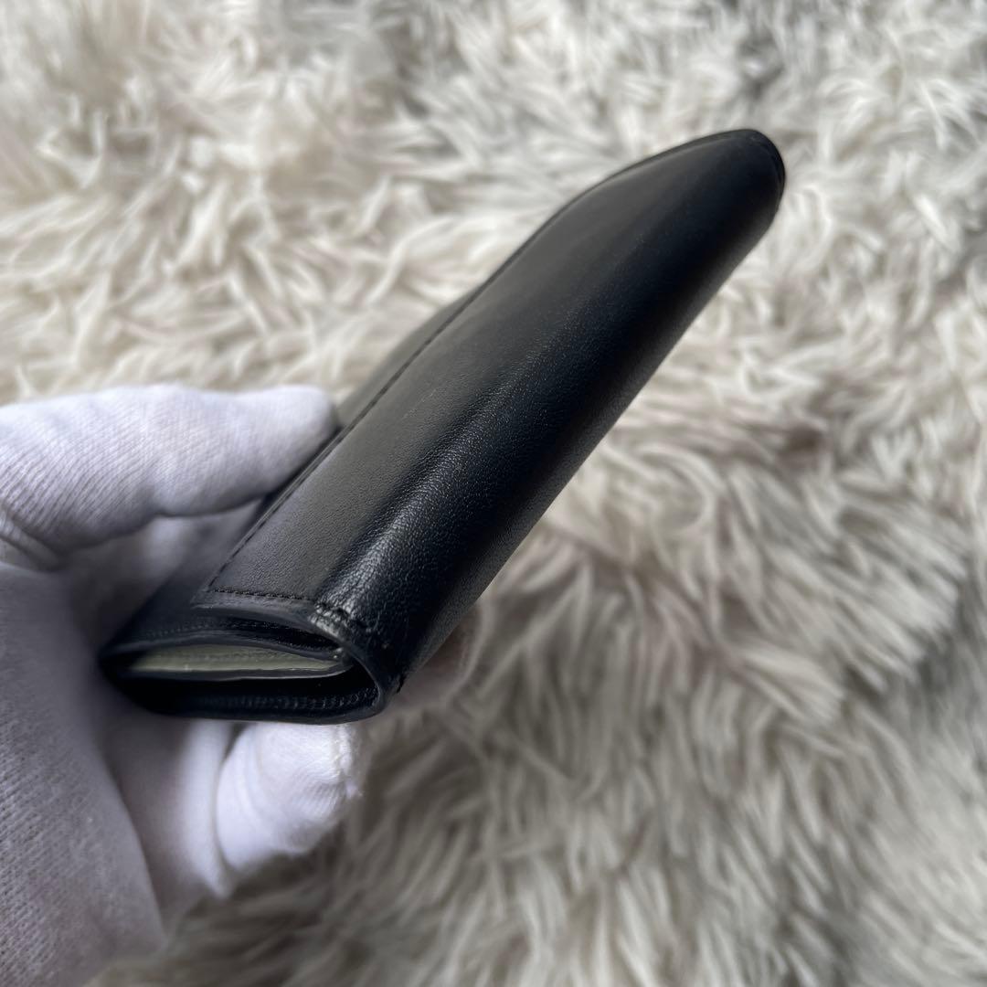 土屋鞄 スモールウォレット 三つ折り財布 ブラック