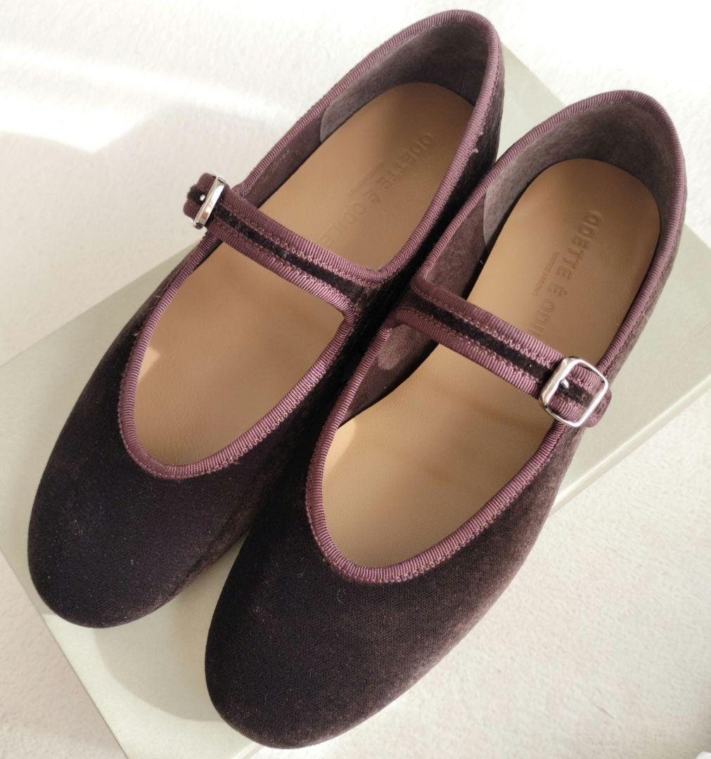 お写真追加！新品ODETTE E ODILEメリージェーンソフト フラット10