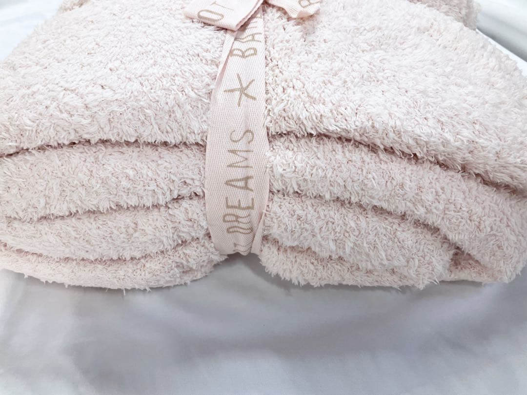 ベアフットドリームズ コージーシック スロー シングル ブランケット ピンク