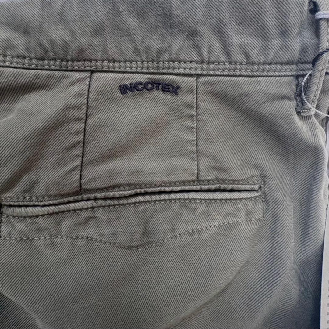 【新品未使用】INCOTEX(インコテックス)コットンパンツ