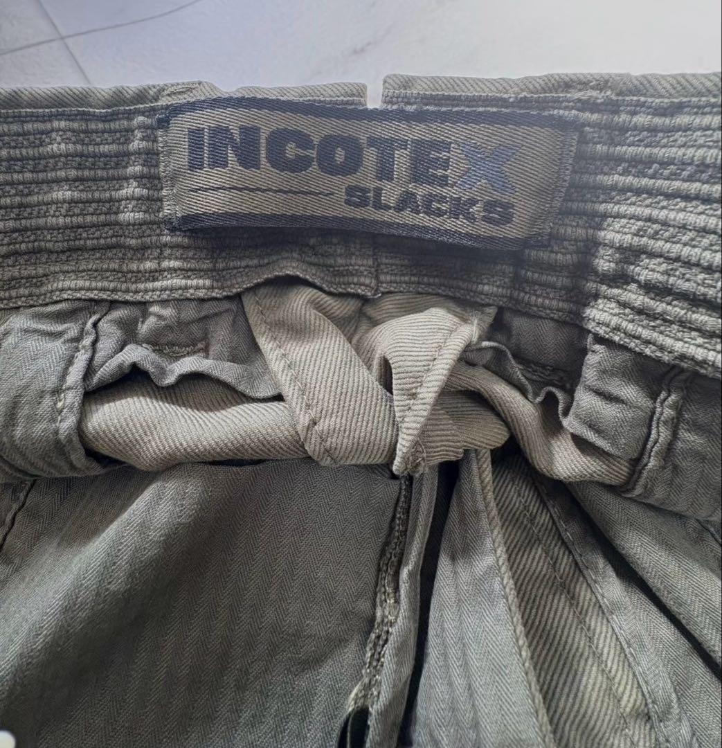 【新品未使用】INCOTEX(インコテックス)コットンパンツ