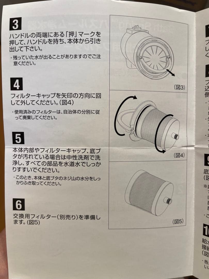 Amway BathSpring バスルーム浄水器旧タイプのフィルター新品未使用