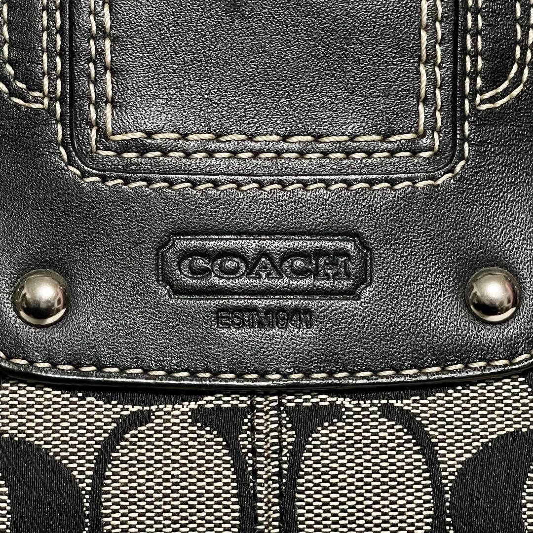 COACH コーチ ワンショルダーバッグ キャンバス F13975 ターンロック
