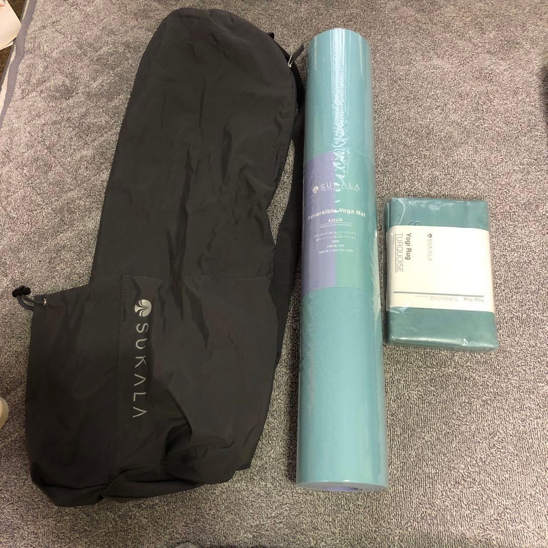 SUKALA ヨガマット ラグ、バック3点セット