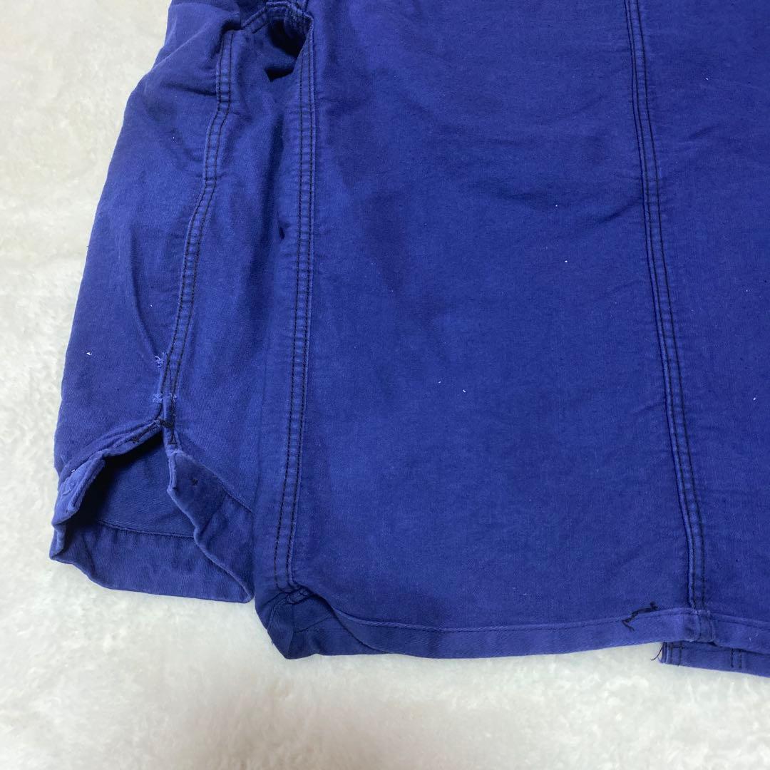 60s フレンチ モールスキンジャケット カバーオール 古着 ブランド不明