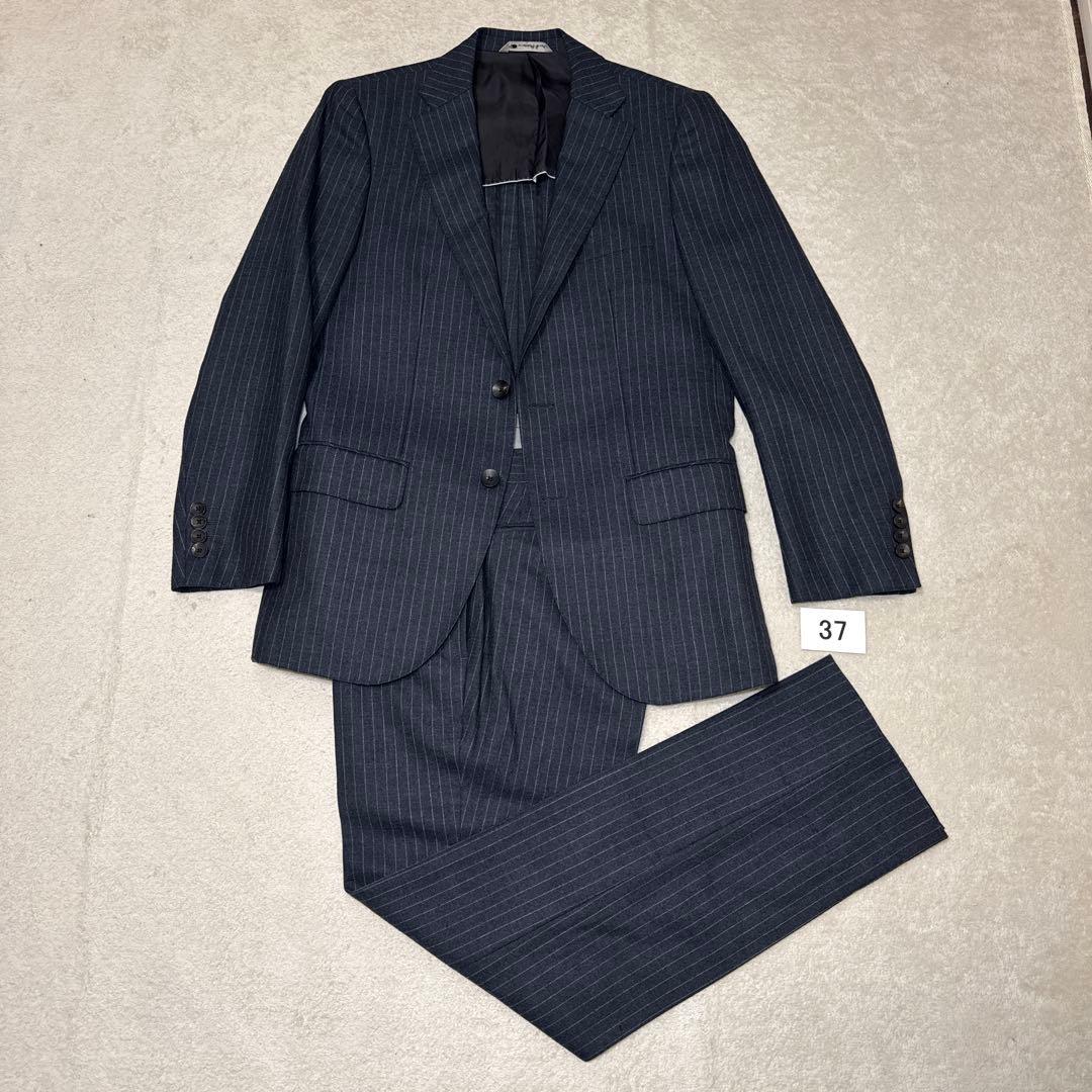 37 極美品　ドナート ヴィンチ　スーツ　日本製　ウール　フランネル　A5