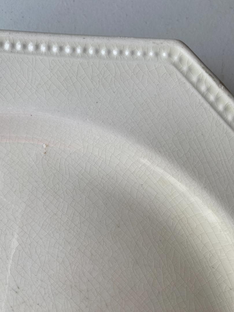 【希少】フランス アンティーク モントロー オクトゴナル ディナー 皿