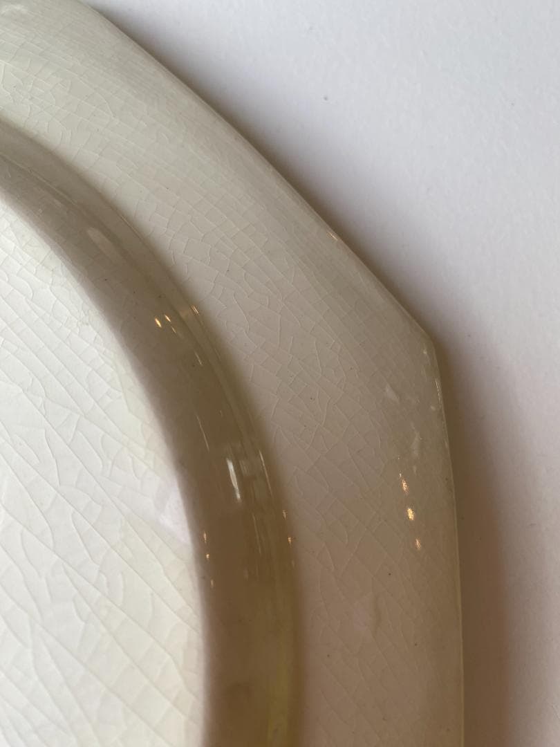 【希少】フランス アンティーク モントロー オクトゴナル ディナー 皿