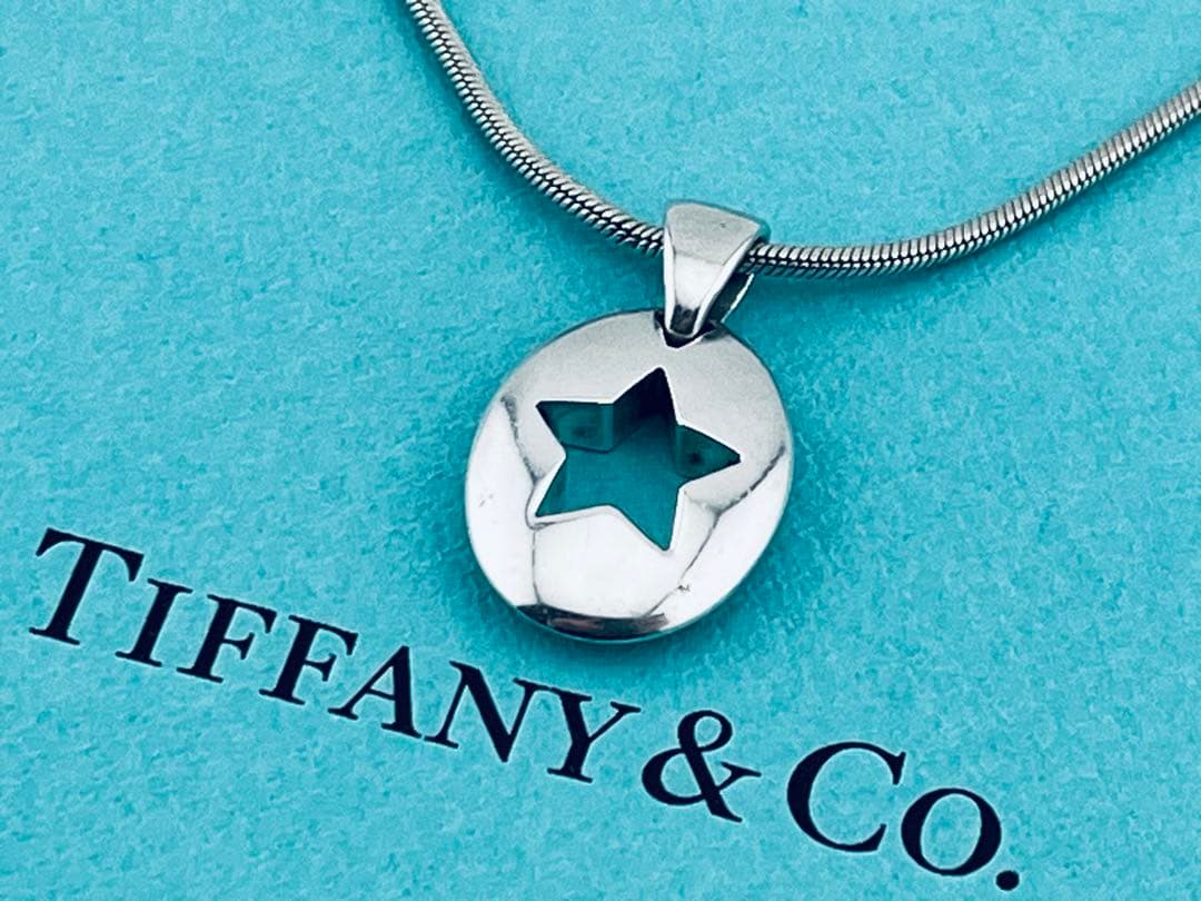 h969オールド　ティファニー　1999 スター　カットアウト　ネックレス925