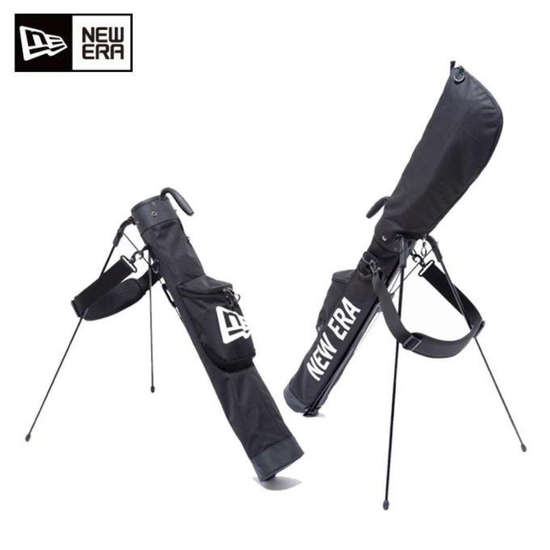 ニューエラゴルフ NEWERAゴルフ セルフスタンドケース ブラック×ホワイト