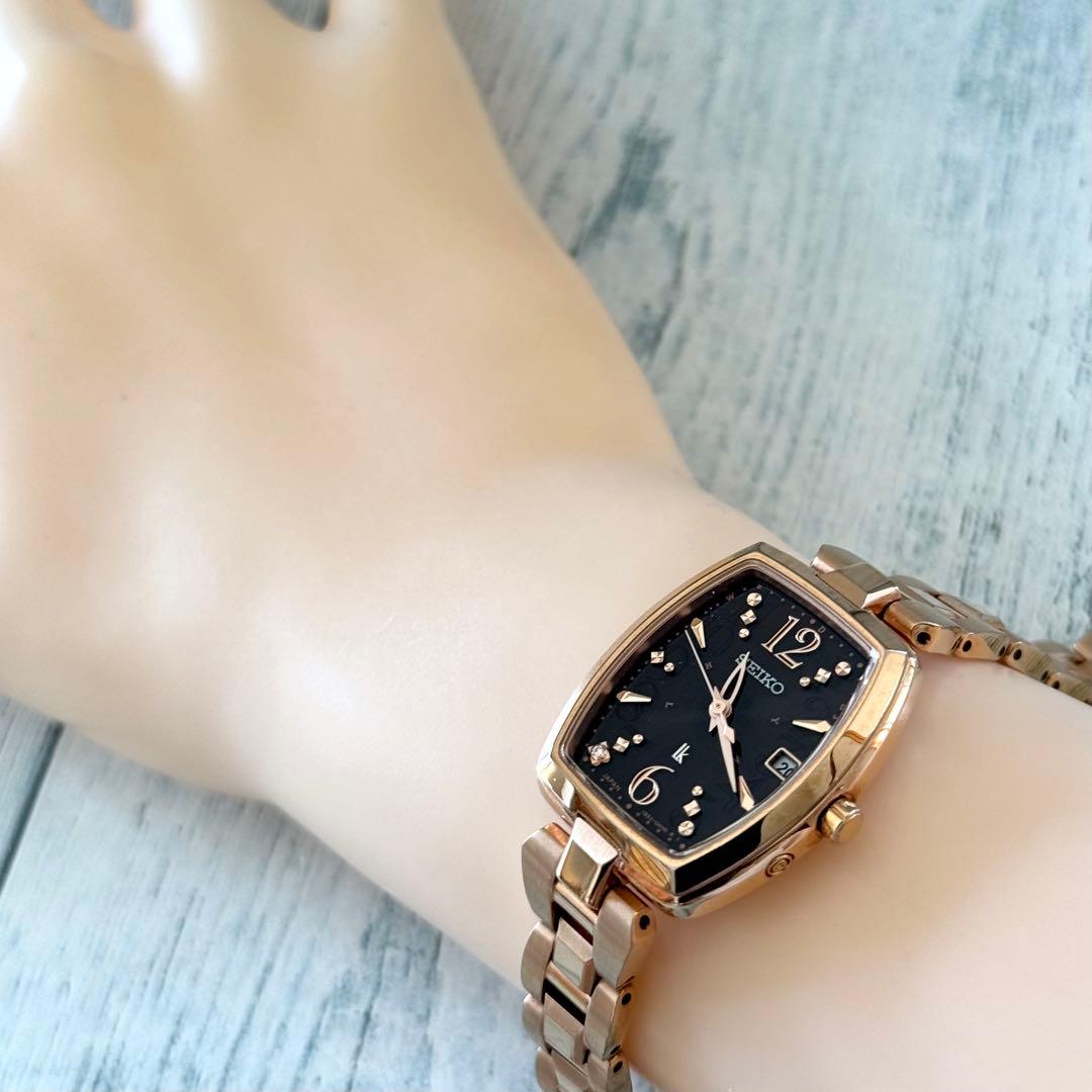 【希少】SEIKO ルキア 腕時計 1B32-0AE0 電波ソーラー トノー