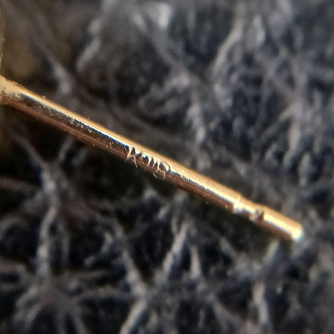 (B012001) K18 YG ピアス 丸玉 アクセサリー